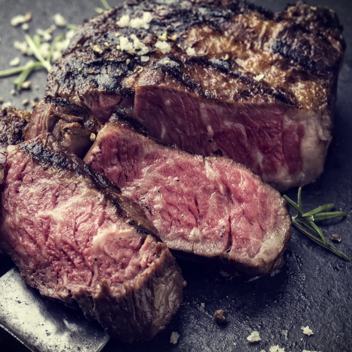 Prime strip with extra steakhouse character