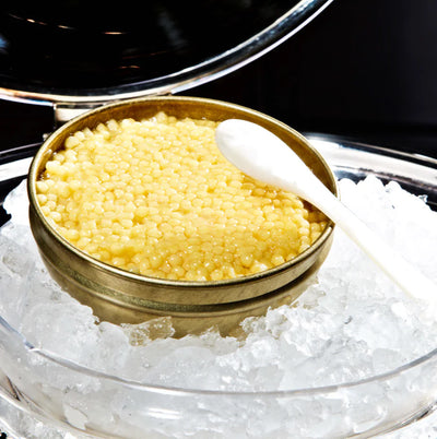 What temperature should you keep caviar at?
