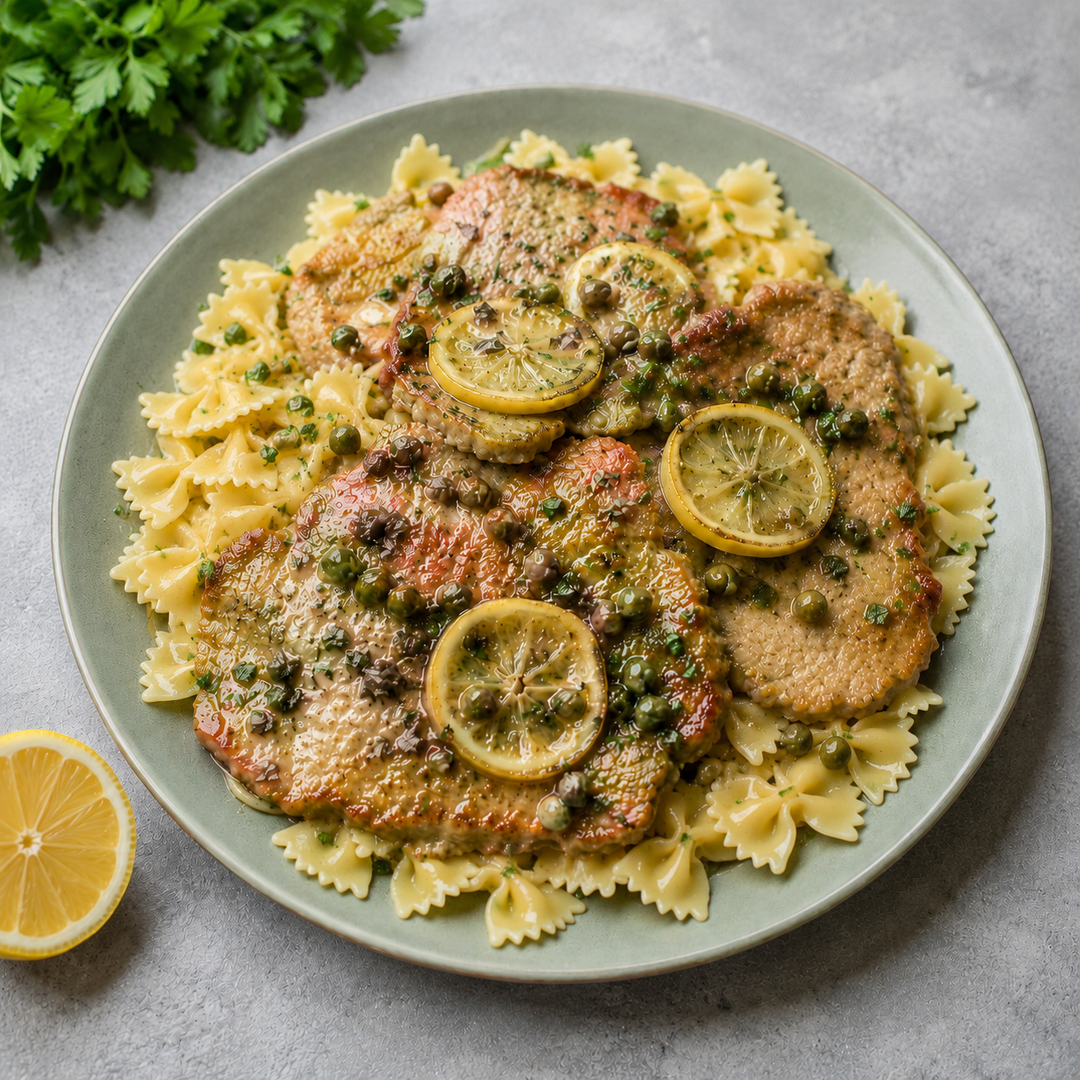 Veal Piccata Pasta