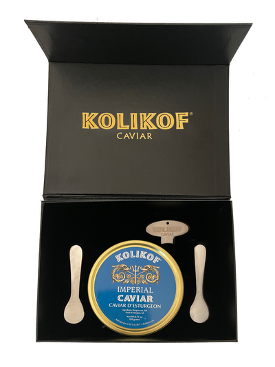 Holiday Caviar Gift - One 250g Caviar (Gift Box, 2 Spoons & 1 Key)