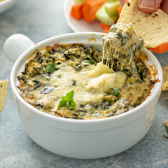 Famous Hot Crab and Artichoke Dip