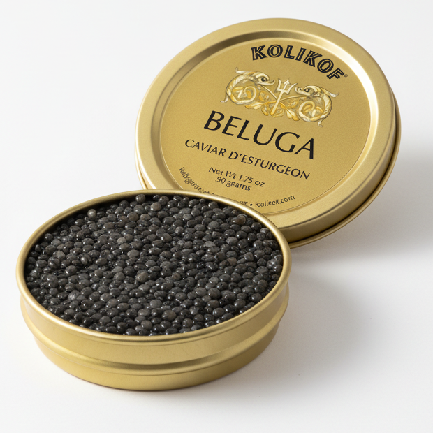 Caviar Beluga de pura raza