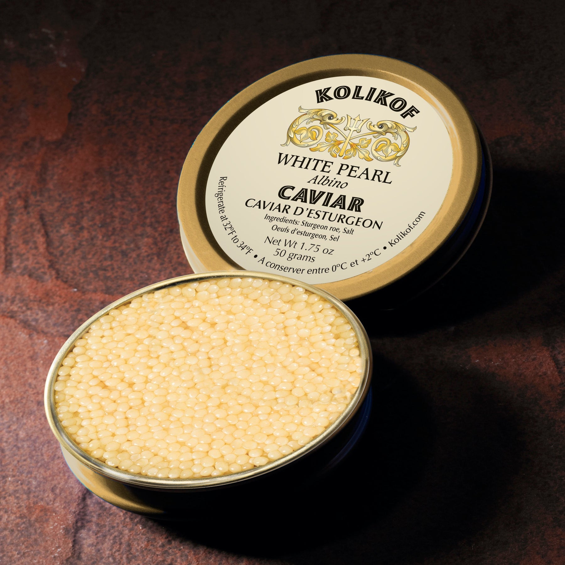 white lilies and caviar White & Golden Albino Caviar - Buy Albino Sturgeon Caviar at Kolikof 4 to 8 servings