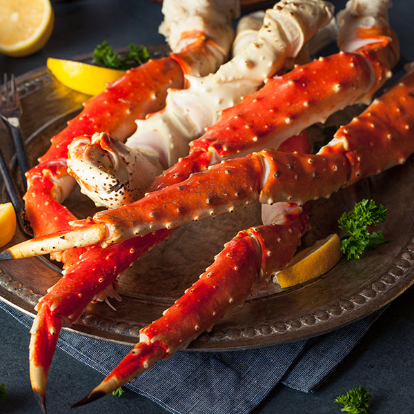 Rich, substantial Alaskan king crab