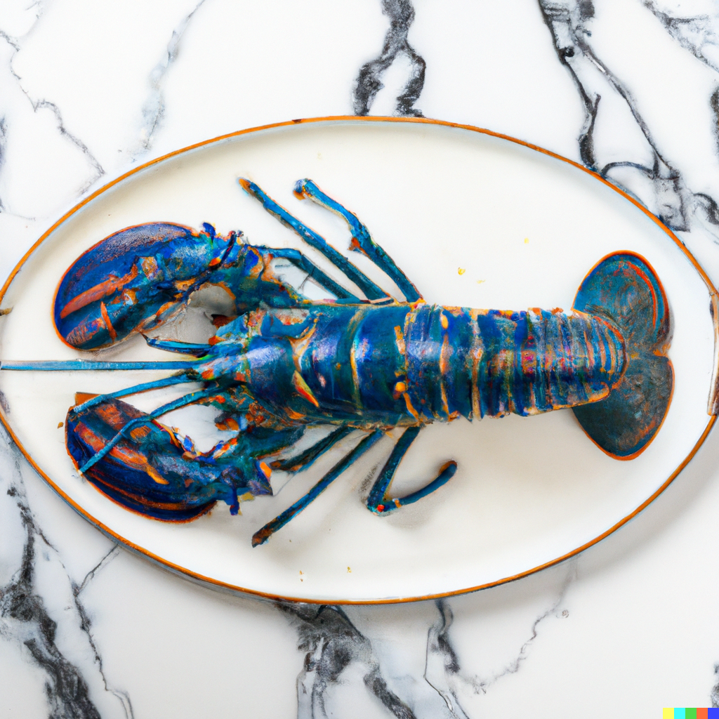 Blue American Lobster