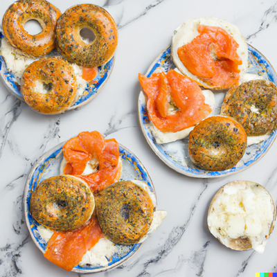 Smoked Salmon Brunch for 12 - "You Bake" Bagels