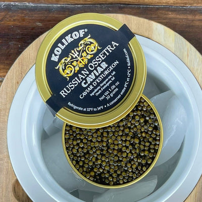 Ossetra and Kaluga Sturgeon Caviar Gift Set